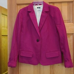 J. Crew hot pink blazer